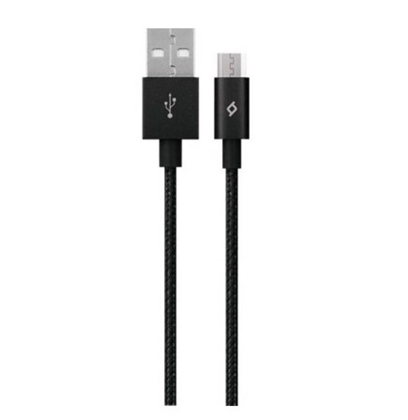 Micro USB kabeli Ttec AlumiCable Micro USB Charge/Data Cable,Black