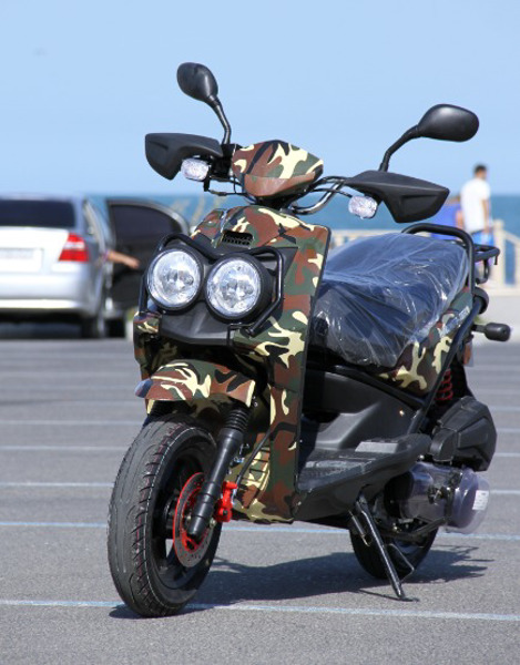 Turbomoto Moped Tiger camouflage color