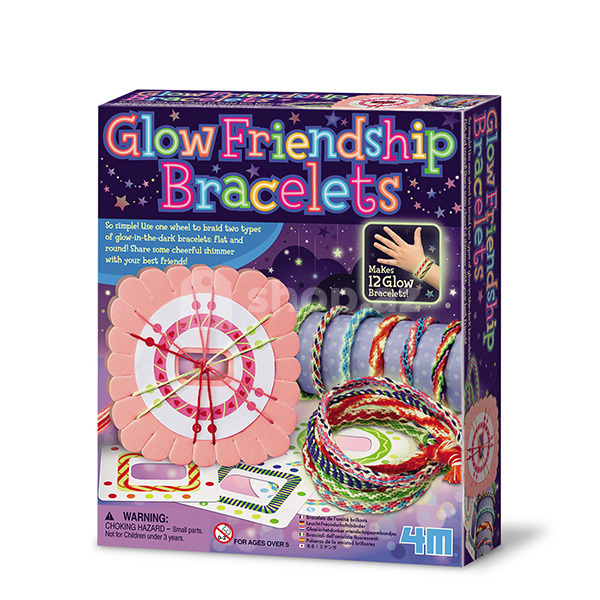 Uşaq yaradıcılığı üçün dəst 4M Glow Friendship Bracelets