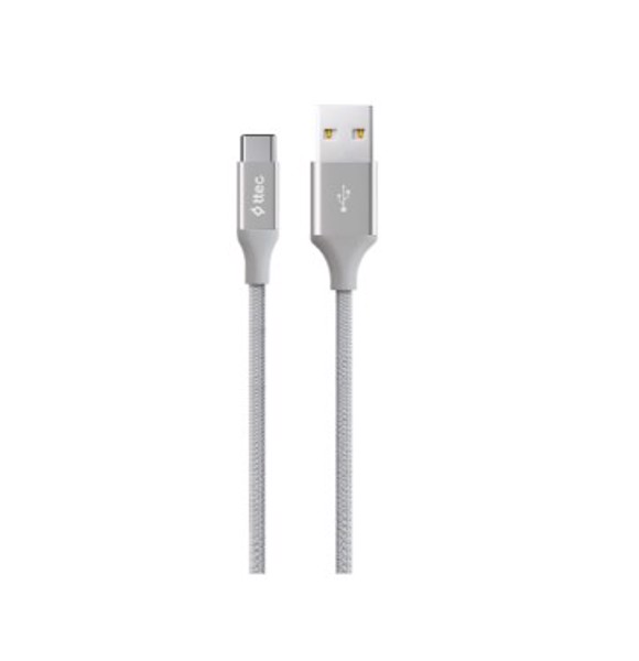 USB Type-C kabeli Ttec AlumiCable Type C Charge/Data Cable, 2.0 , Silver