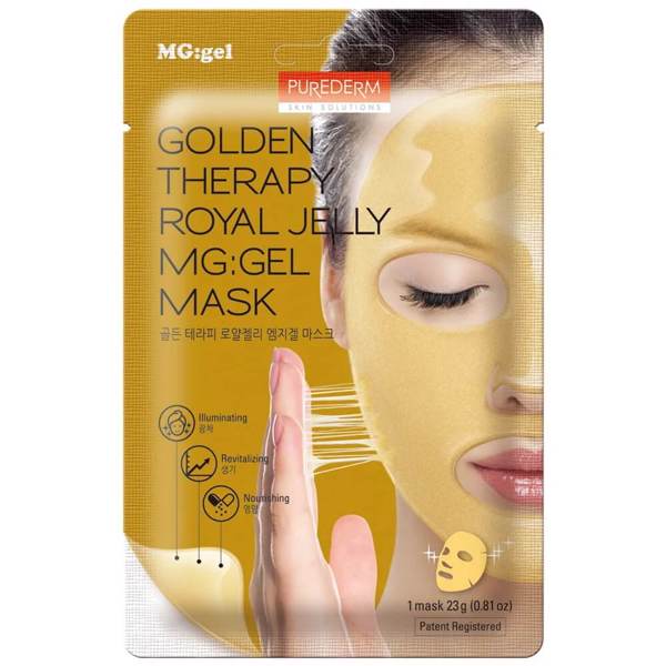 Üz üçün Maska Purederm Golden Therapy Royal Jelly MG:Gel