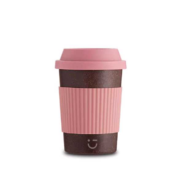 Maye qabı Miniso Double Wall Coffee Grounds (315mL) (Pink)