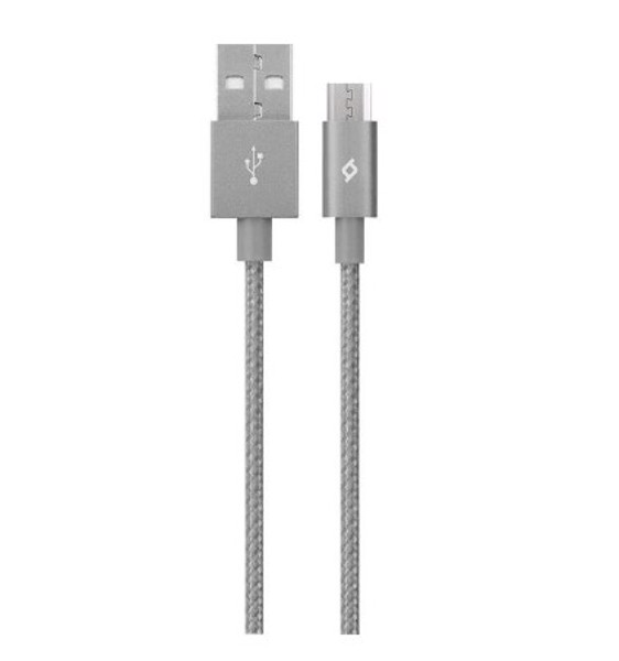 Micro USB kabeli Ttec AlumiCable Micro USB Charge/Data Cable,Space Gray 