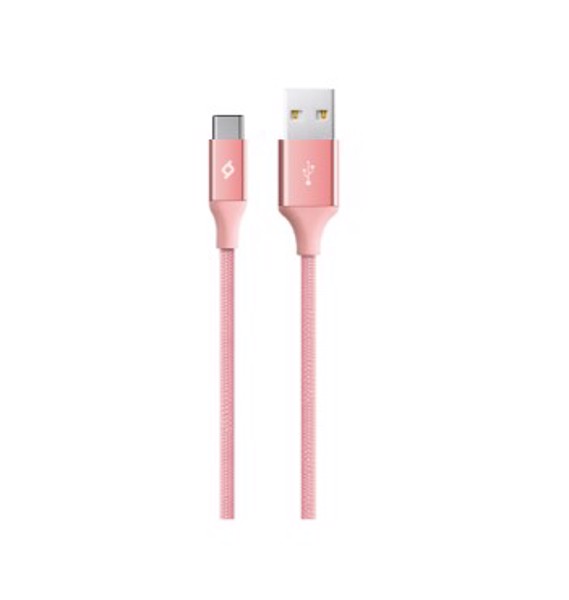 USB Type-C kabeli Ttec AlumiCable Type C Charge/Data Cable, 2.0 , Rose Gold