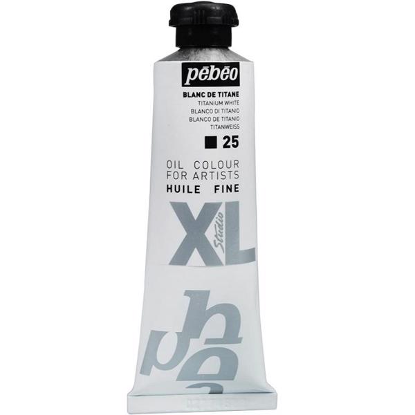 Yağlı boya Pebeo Huile fine XL 37 ml 25 titanium white