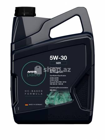 Mühərrik yağı Avista pace GER 5W-30 4L