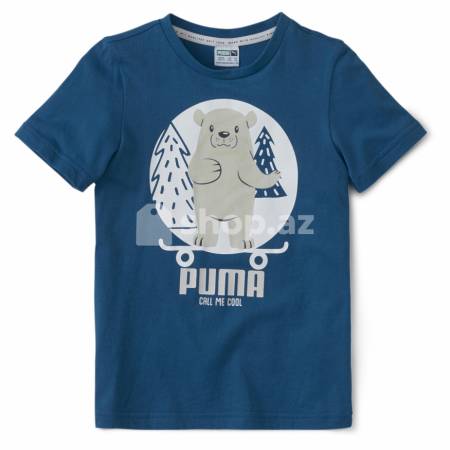  Qısaqol köynək Puma Animals Suede Tee