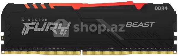 Əməliyyat yaddaşı HyperX 8GB 3200MHz DDR4 CL16 DIMM FURY Beast RGB