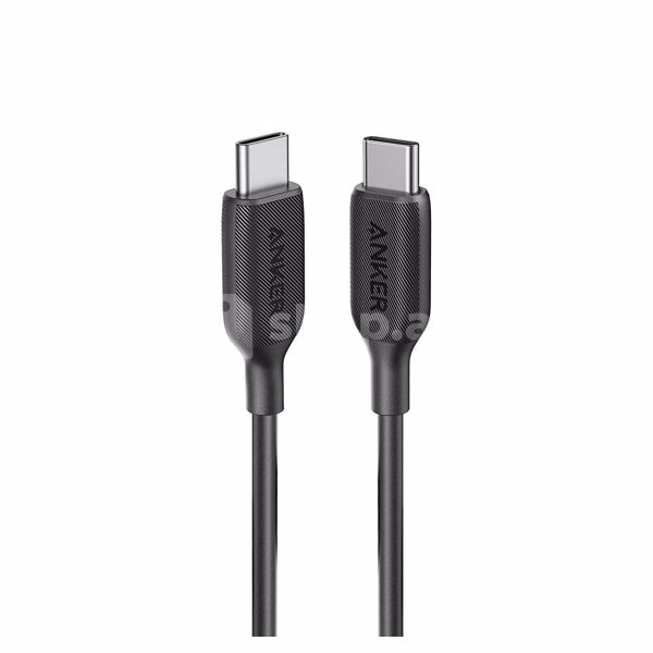 USB Type-C to USB Type-C kabeli Anker PowerLine III Black