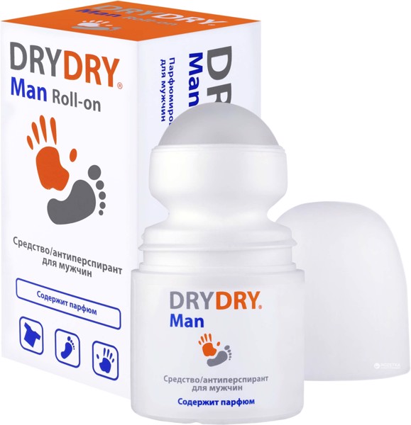 Antiperspirant Dry Ru Man roll on 50ml