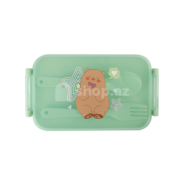 Yemək üçün konteyner Miniso We Bare Bears Collection4,0 Bento  (Grizzly)