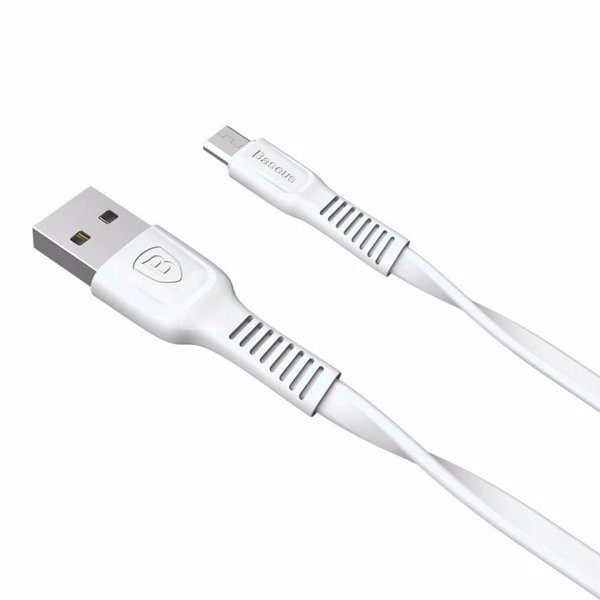 USB Type-C kabeli Baseus Tough series 2A 1M White CATZY-B02