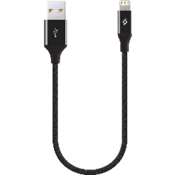 Lightning kabeli Ttec AlumiCable Ligthning USB Charge / Data Mini Cable, Black