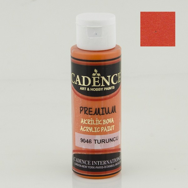 Dekorativ akril boya Cadence Premium 9046 Orange 70 ml