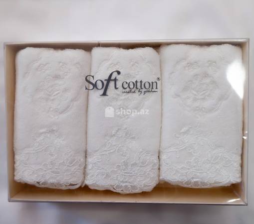  Dəsmal dəsti Ayan tekstil 3Soft cotton