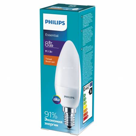  LED lampa Philips ESS 8-90W E14 827 B38NDFRRCA