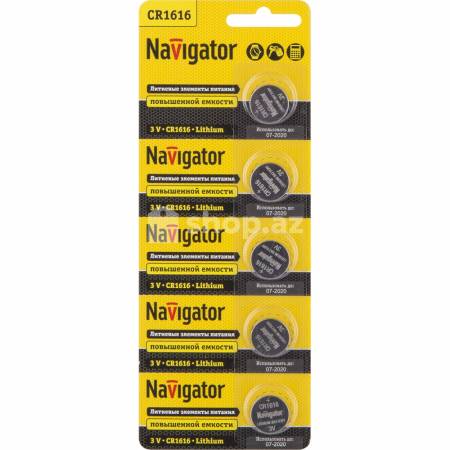  Batareya Navigator Lighting CR1616 Lithium 3V 94779