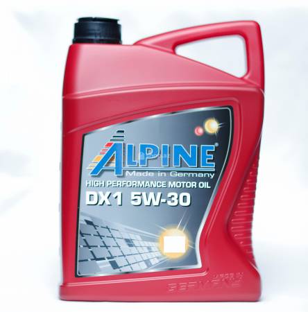 Mühərrik yağı Alpine DX1 5W-30 4 LT