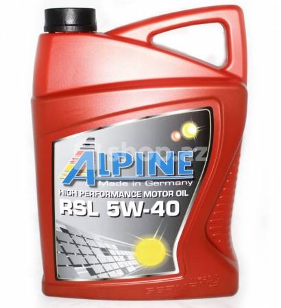Mühərrik yağı Alpine RSL 5W-40 4LT