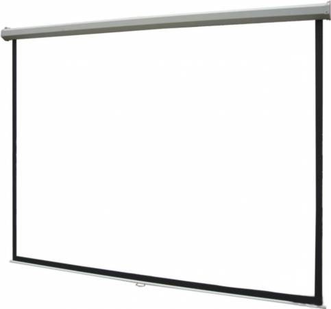 Proyektor üçün ekran Cyber® Manual Screen (94"x94")238x238cm, White Matt 3D Support with 4cm Black boarders