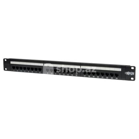 Patç-panel Tripp Lite 24-Port 1U Rack-Mount Cat5e 110 , 568B, RJ45 Ethernet