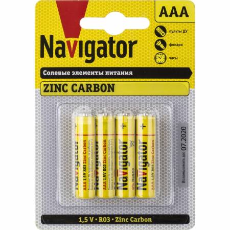  Batareya Navigator Lighting AAA 1,5v-R03 94767