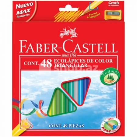  Rəngli Karandaş 48+sharp Faber Castell