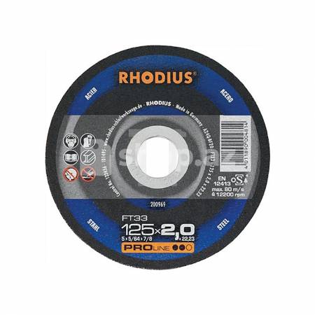  Kəsmə diski Rhodius 200969 (125 x 2.0)