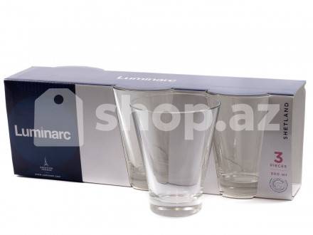  Stəkan Luminarc SHETLAND O/F TUMBLER 30CL 3PC P1433