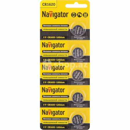  Batareya Navigator Lighting CR1620 Lithium 3V 94780