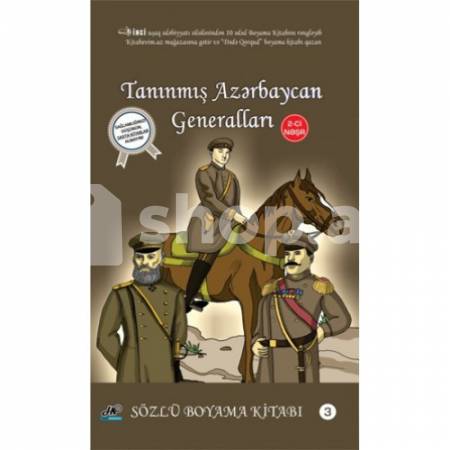 Uşaq kitabı Sözlü Boyama Tanınmış Azərbaycan Generalları