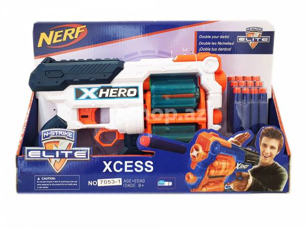 Oyuncaq silahı və təchizat Buratino Nerf Hero
