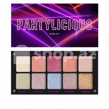 Göz kölgələri Inglot FREEDOM SYSTEM PALETTE PARTYLICIOUS