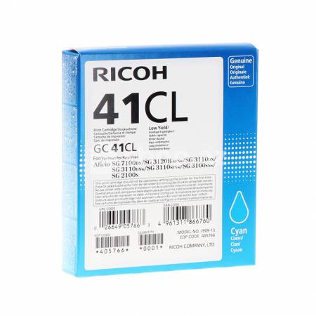 Kartric Ricoh Cyan Gel Low Yield GC 41CL (600 prints)