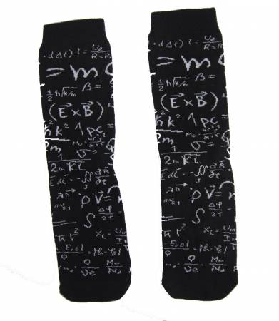 Kişi corabı Funny Socks E=Mc2
