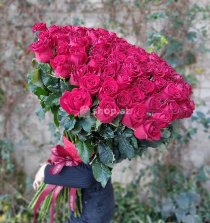  Buket Roses are Red Qızılgül №37