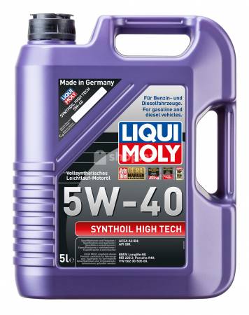 Mühərrik yağı Liqui Moly Synthoil High Tech  5W-40 5L