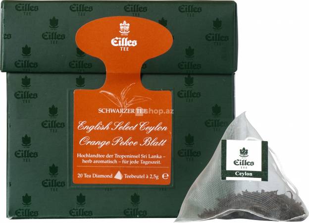 Qara çay J.J.Dabroven EILLES TEE Engl. Select Ceylon BI.200 Tea Diamonds 50qr