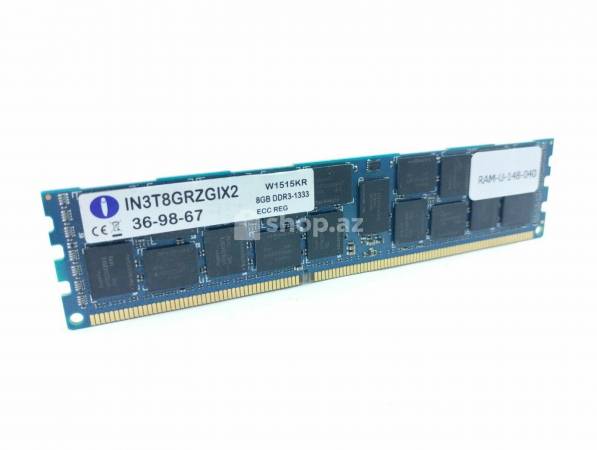 Əməliyyat yaddaşı İntegral Memory 8GB DDR3 PC3-10600 / 1333 MHz Registered