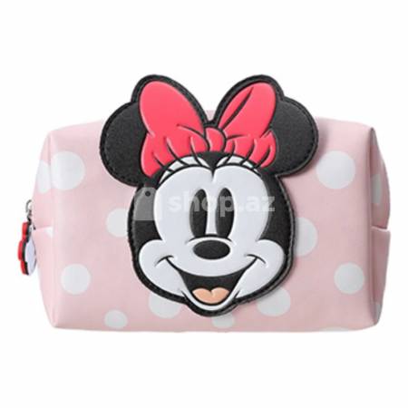 Kosmetika çantası Miniso Minnie Mouse Collection Square Wave Point (Pink)