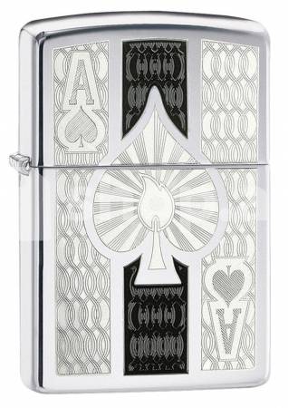  Alışqan Zippo Intricate Spade Design 24196