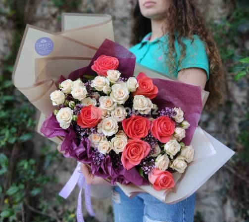  Buket Roses are Red Qızılgül №13