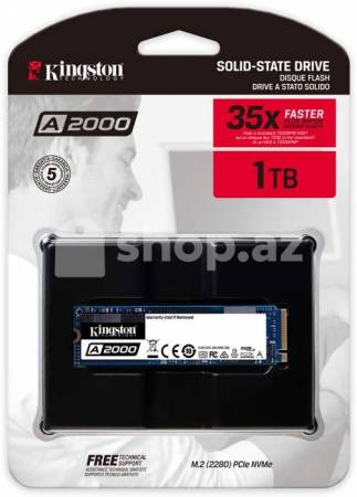 SSD Kingston 1000 GB A2000 NVMe PCIe ( SA2000M8/1000G )