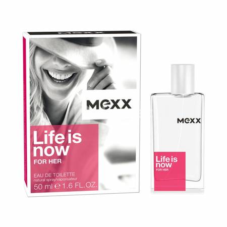 Qadınlar üçün ətir Mexx LIFE IS NOW EDT L 50 ML