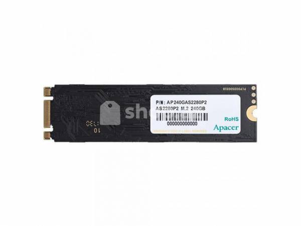 SSD Apacer AS2280P2 240 GB NVMe M.2 PCIe Gen3 x2 TLC