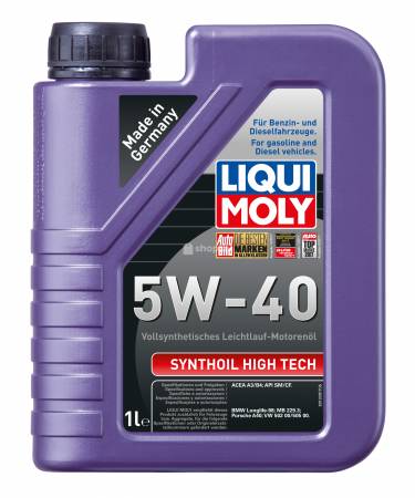 Mühərrik yağı Liqui Moly Synthoil High Tech  5W-40 1L