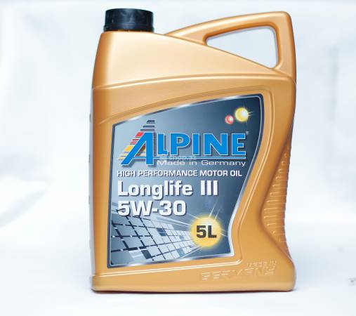 Mühərrik yağı Alpine Longlife III 5W-30 5lt
